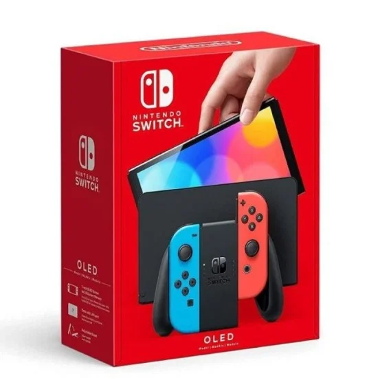 Nintendo Switch OLED Console - Blue-Red Joy-Con